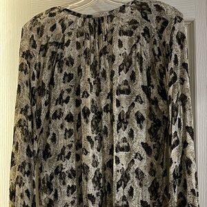 Rag & Bone snake skin long sleeve blouse